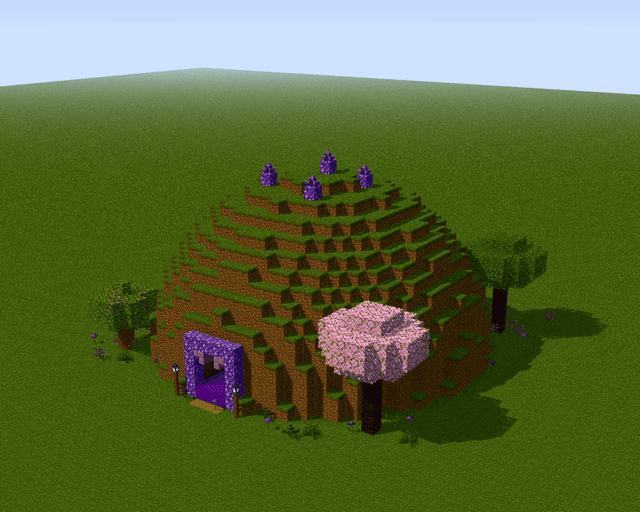 Amethyst Crystal underground base
