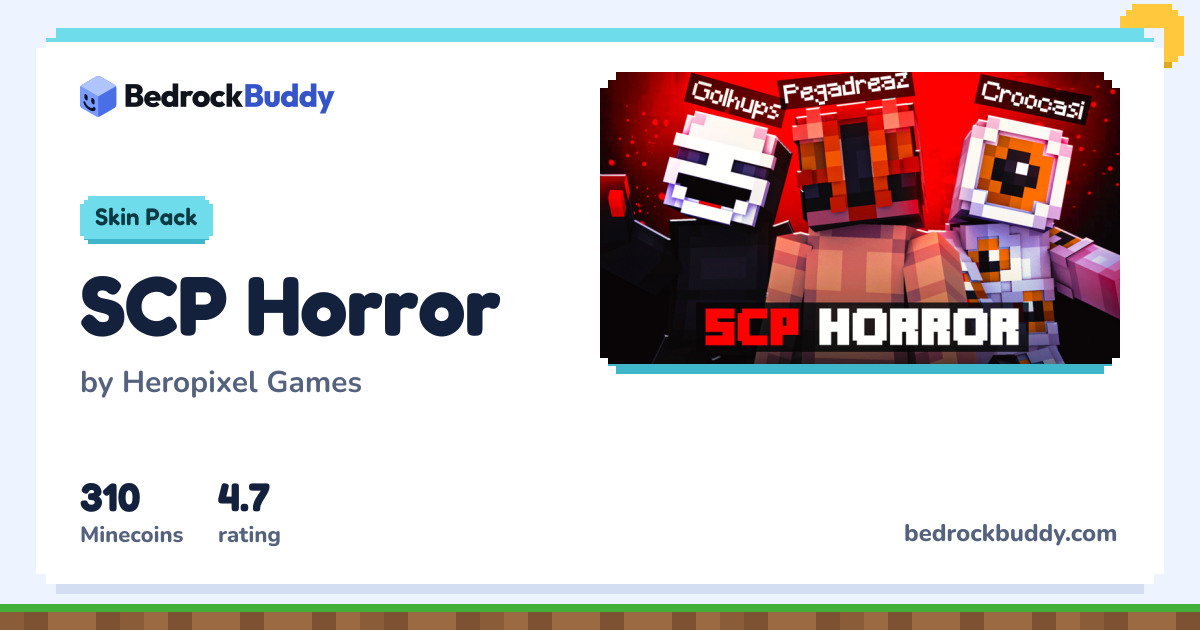 SCP Horror by Heropixel Games · Minecraft Skin Pack | BedrockBuddy