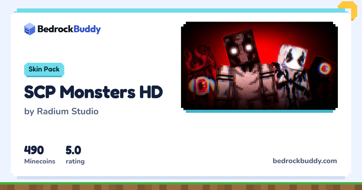 SCP Monsters HD by Radium Studio · Minecraft Skin Pack | BedrockBuddy