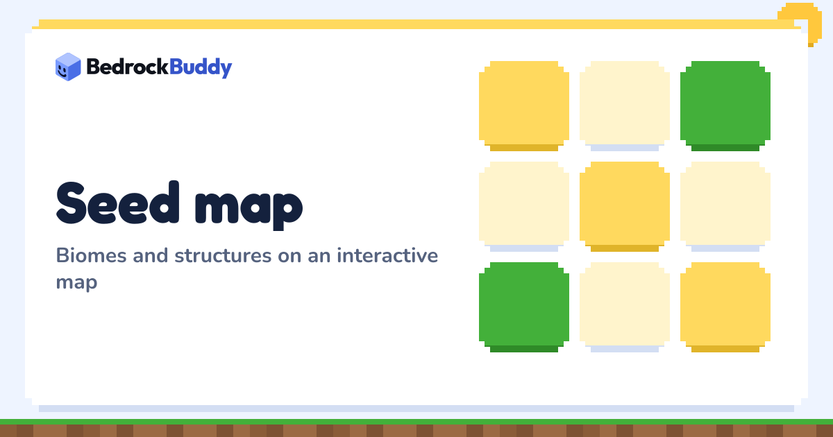 Seed Map · Minecraft Bedrock Seed Map Tool | BedrockBuddy